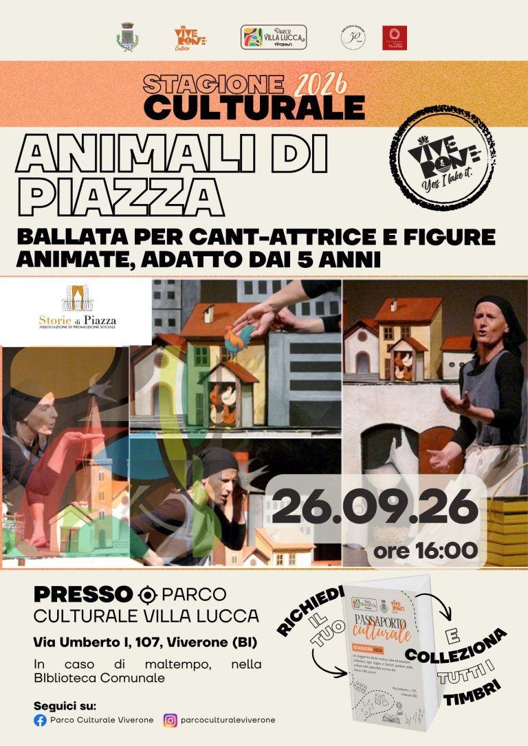 Animali di piazza - Viverone - 26 settembre 26